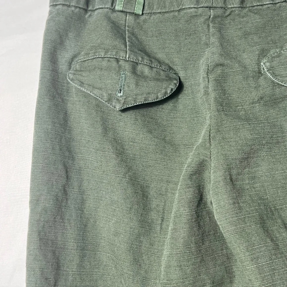 Marc Jacobs Two-Toned Capri Linen Pants Green Size 4 - Picture 5 of 15